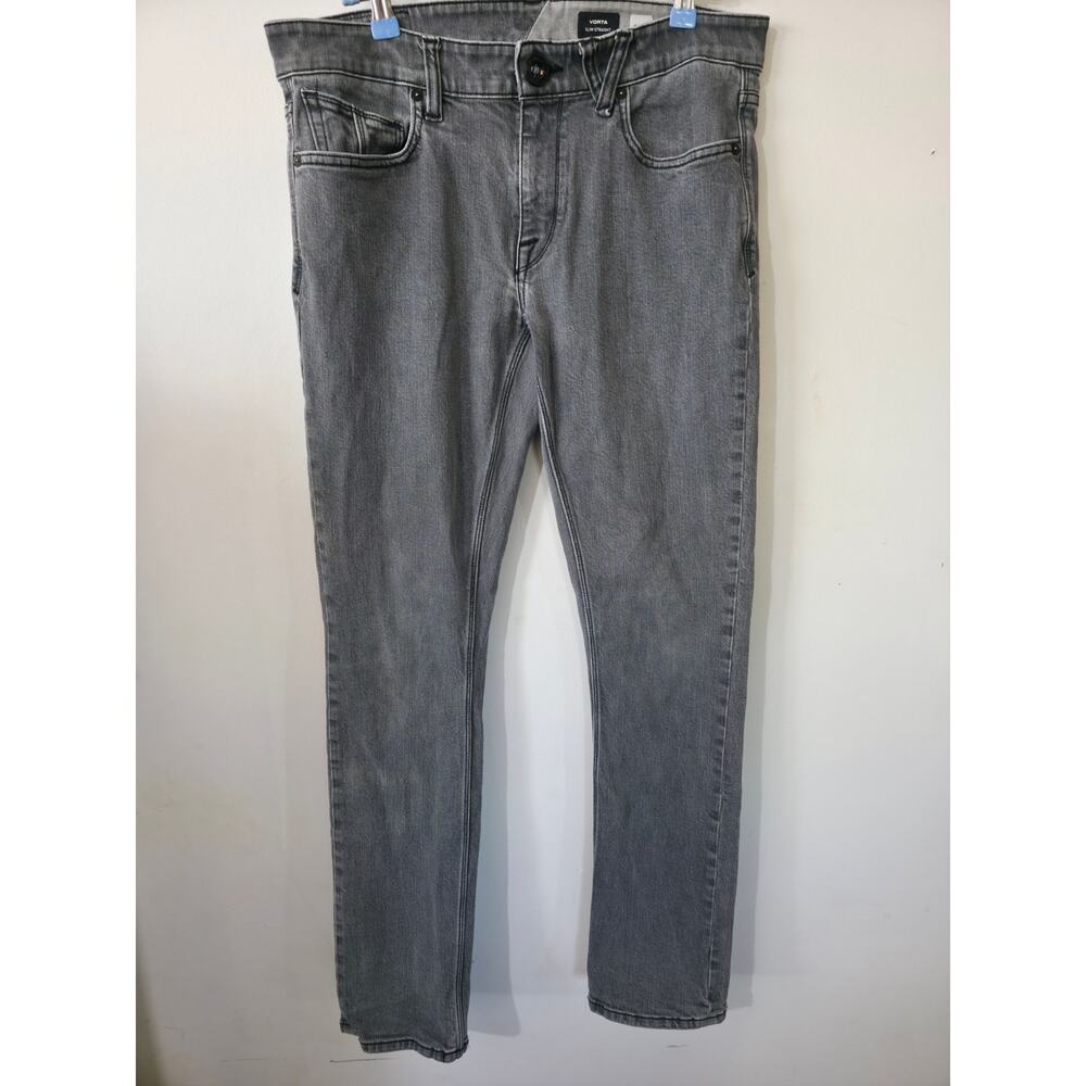 Volcom Vorta Slim Straight Jeans – Gray – Men’s 32 x 31